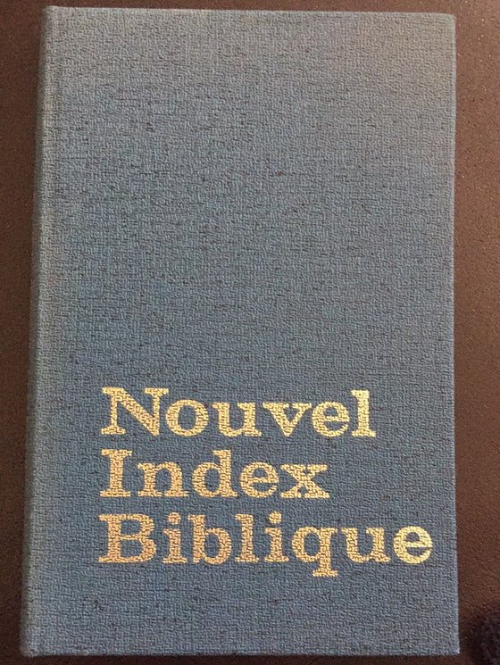 Nouvel index biblique (petite concordance de poche) - ChezCarpus.com
