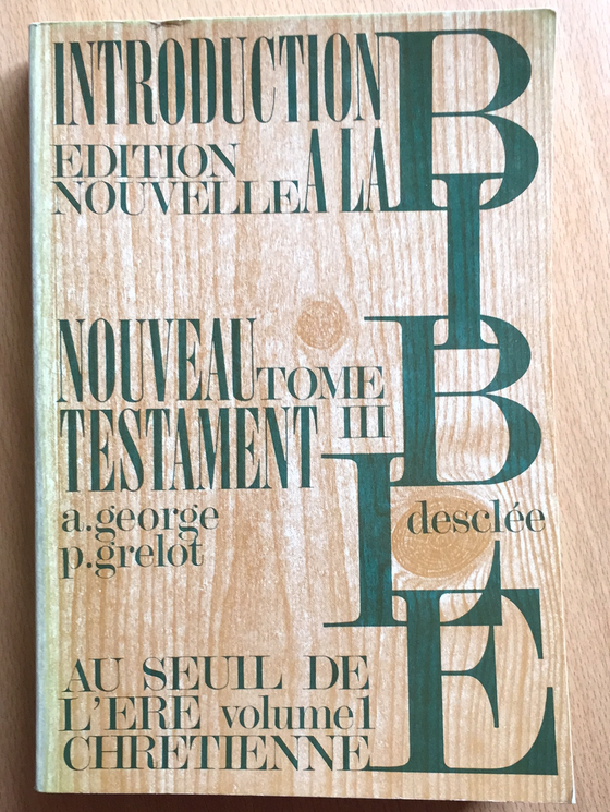 Introduction à la Bible Tome 3, Au seuil de l’ère chrétienne Vol 1 (catholique)