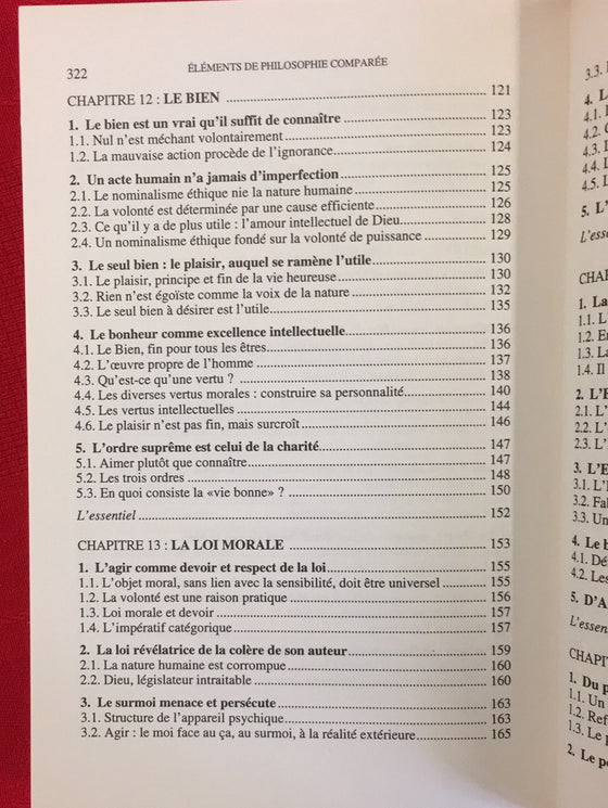 Éléments de philosophie comparée: Tomes 1 & 2 (séculier)