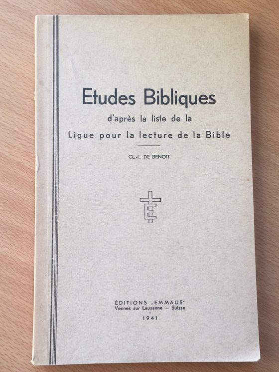 Études bibliques, d’après la liste de la ligue pour la lecture de la Bible