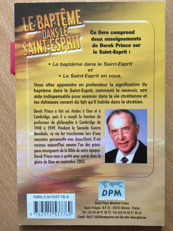 Le baptême dans le Saint-Esprit