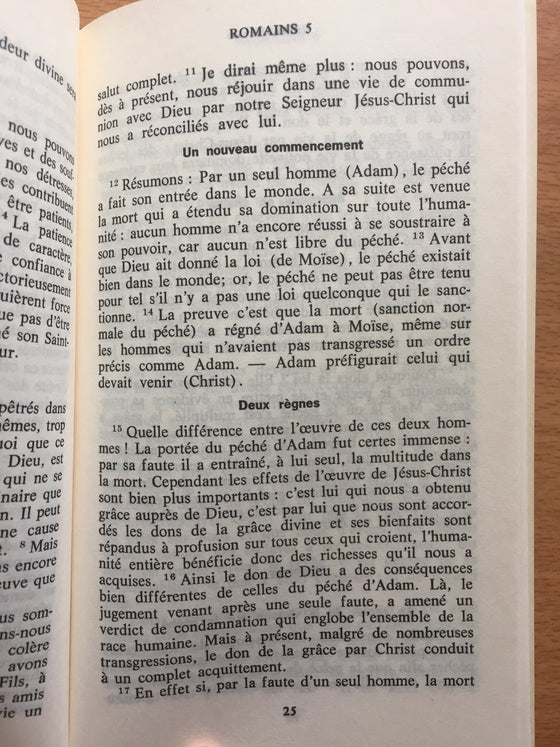 Vie nouvelle Lettre de Paul aux Romains