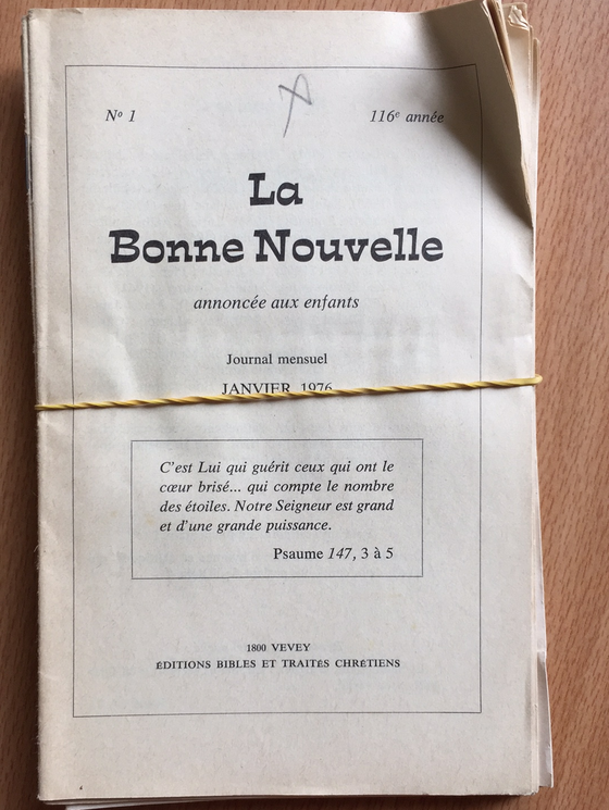 La Bonne Nouvelle annoncée aux enfants 1976