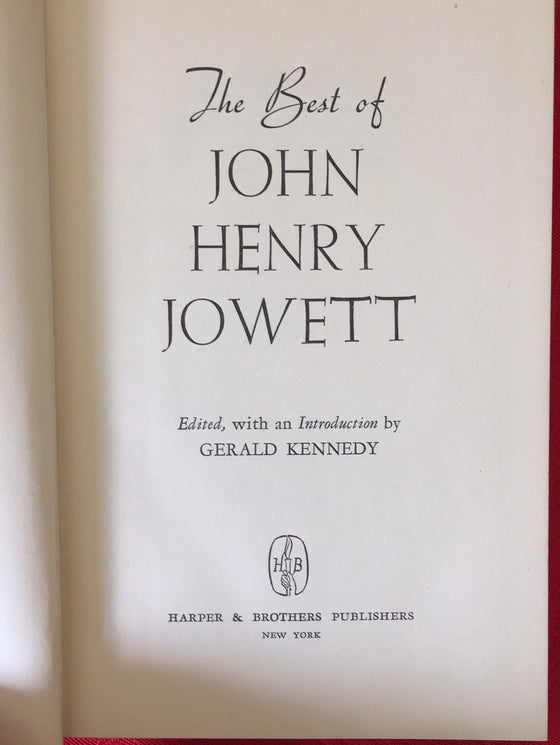 The Best of John Henry Jowett