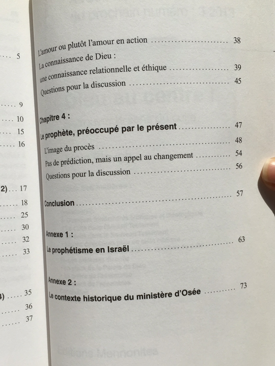 Osée, c’est osé ! -Les dossiers de Christ Seul vol.2-2013