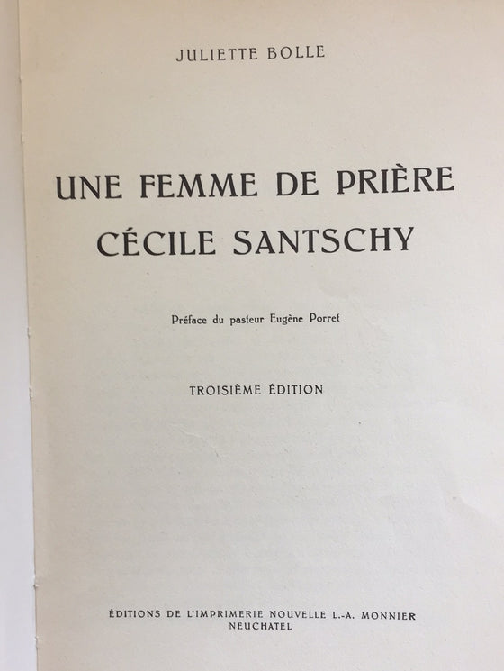 Une Femme de Prière