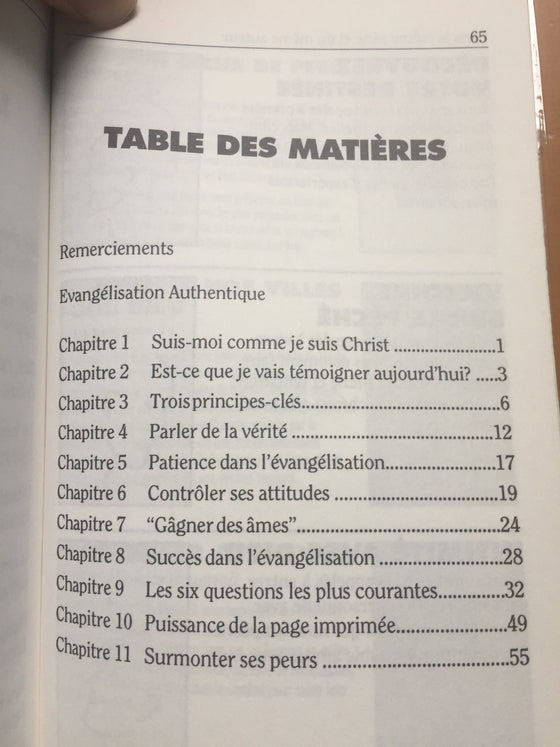 Évangélisation authentique