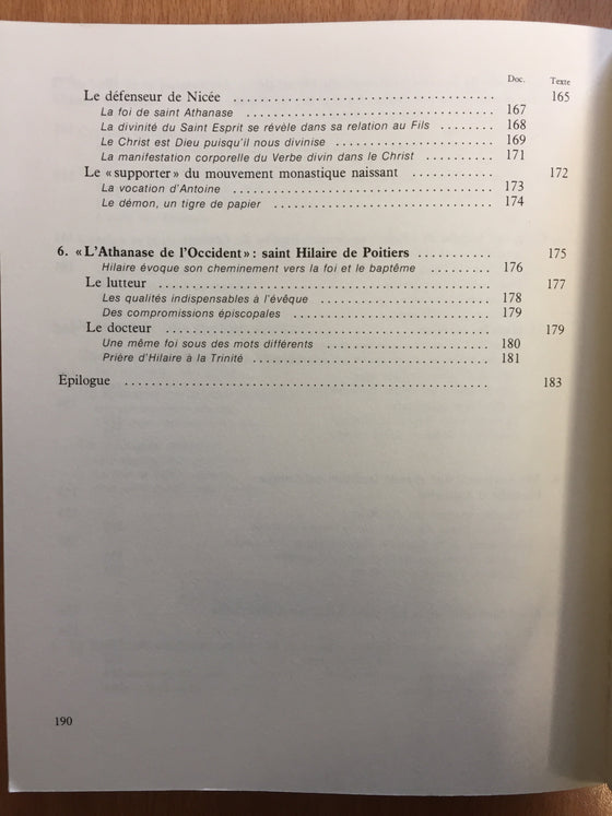 Les Pères de l’Eglise Volume 1 du Ier au IVe siècle