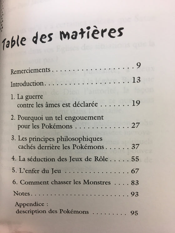 Le vrai visage des Pokémons