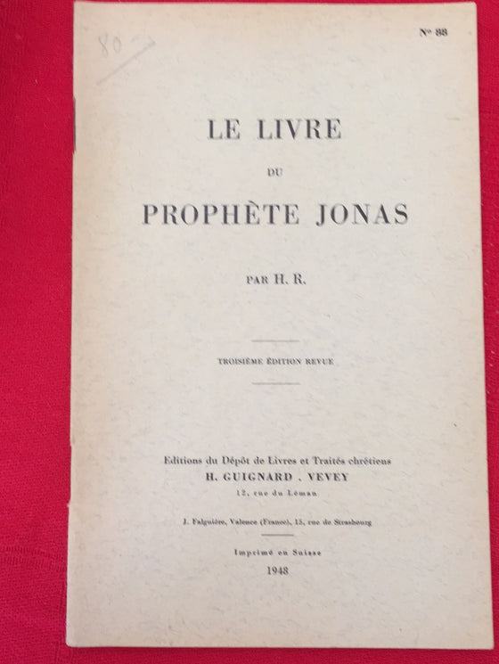 Le livre du prophète Jonas