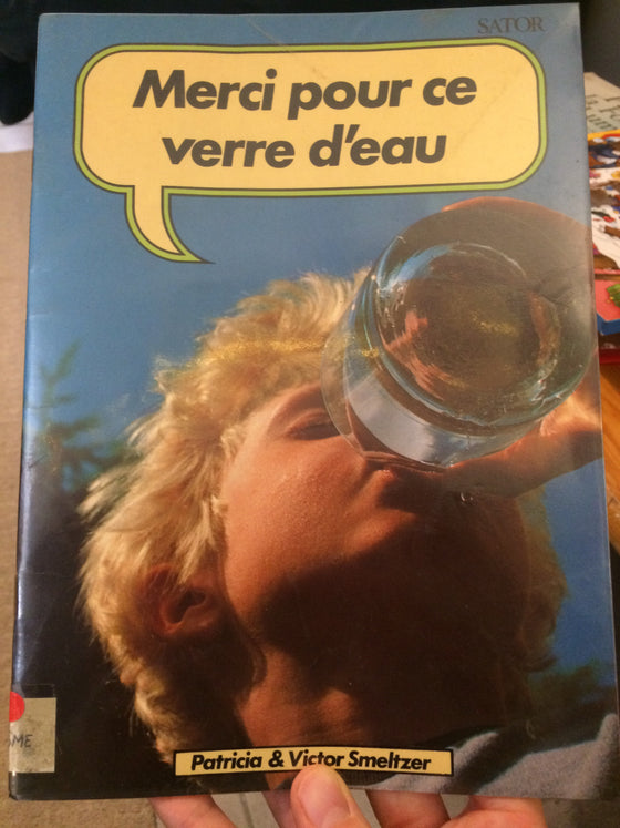 Merci pour ce verre d’eau - ChezCarpus.com