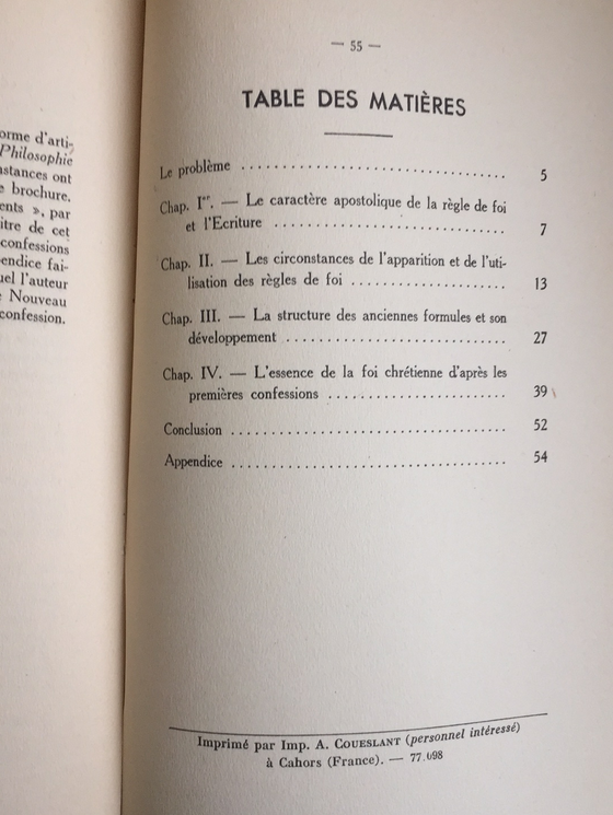 Les premières confessions de foi chrétiennes