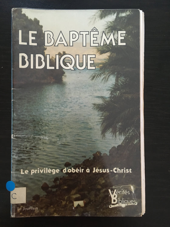 Le baptême biblique - ChezCarpus.com