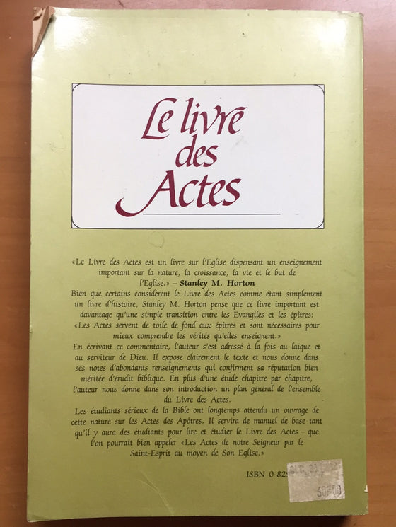 Le livre des Actes