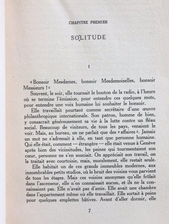 De la Solitude à la communauté