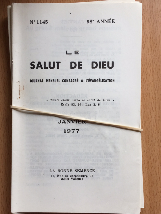 Le salut de Dieu 1977