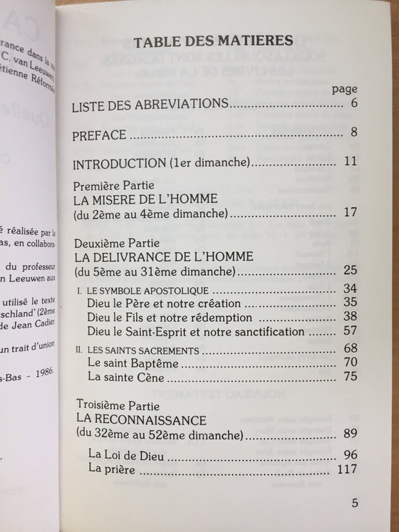 Catéchisme de Heidelberg: quelle est ton unique assurance dans la vie comme dans la mort ?