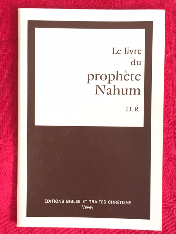 Le livre du prophète Nahum