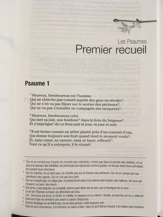 Louange vivante: les Psaumes (version reliée) - ChezCarpus.com