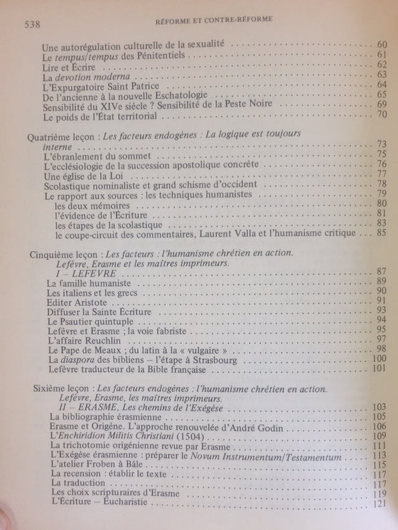 Eglise, culture et société - Essais sur Réforme et Contre-Réforme (1517-1620) (Séculier)