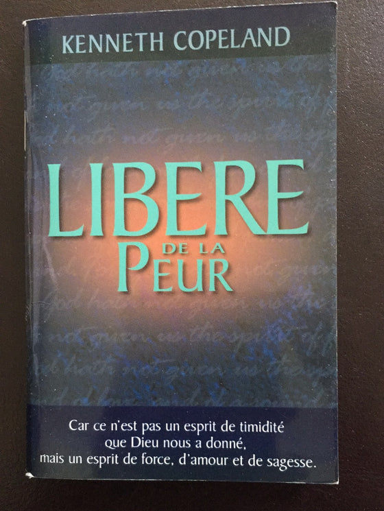 Libéré de la peur (retiré des ventes)