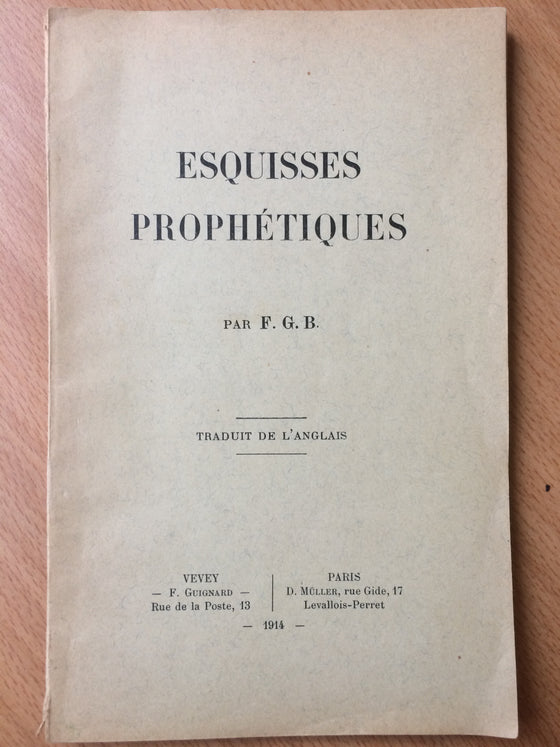 Esquisses prophétiques