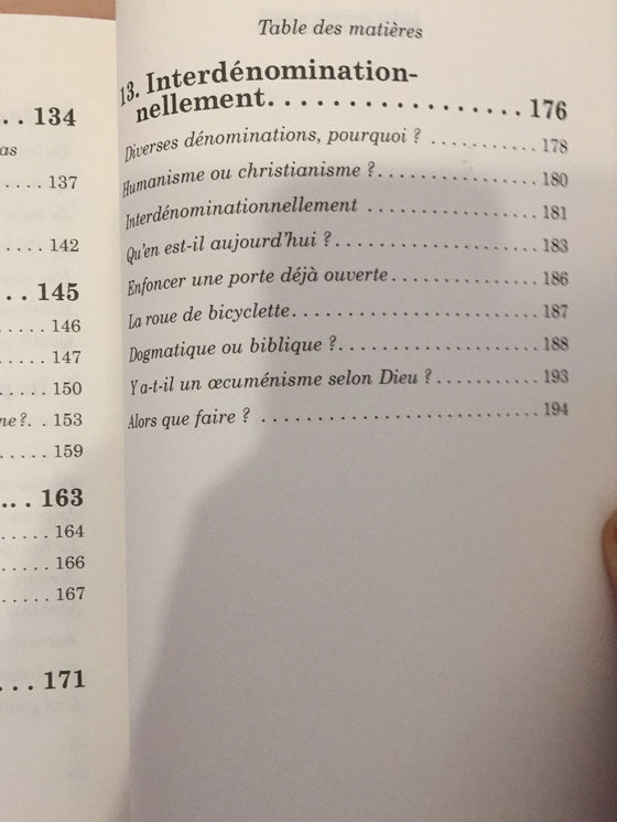 Biblique ou dogmatique ?