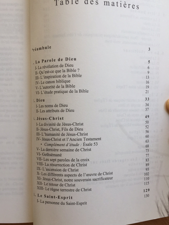 Doctrine biblique et vie chrétienne