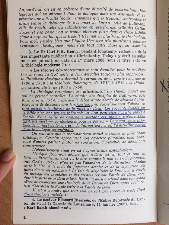 Où va la théologie actuelle ?