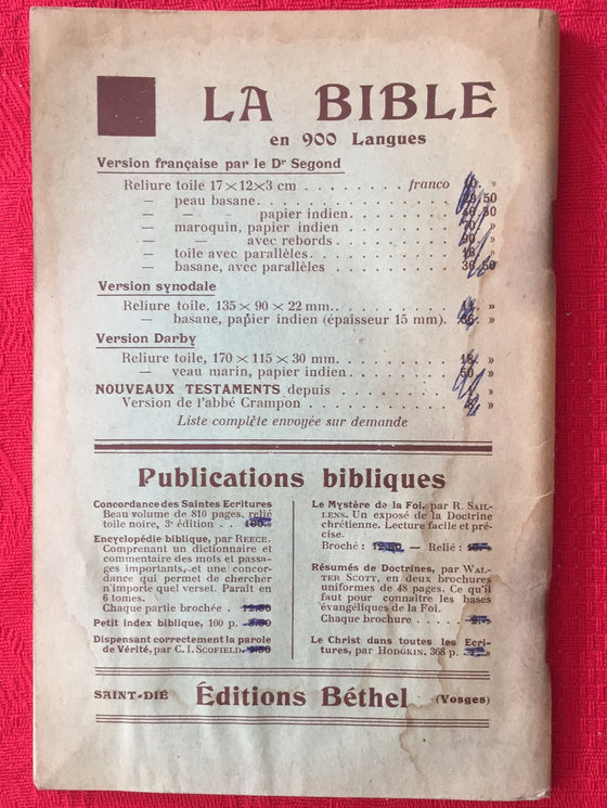 Le livre merveilleux (brochure rare)