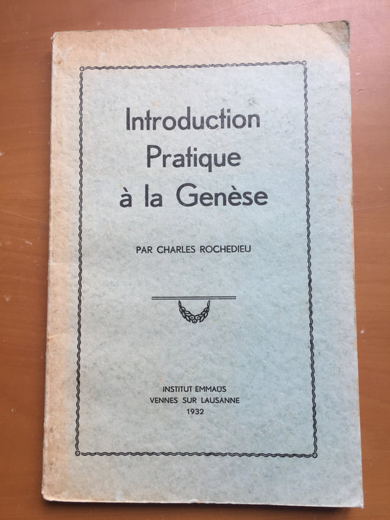 Introduction pratique à la Genèse