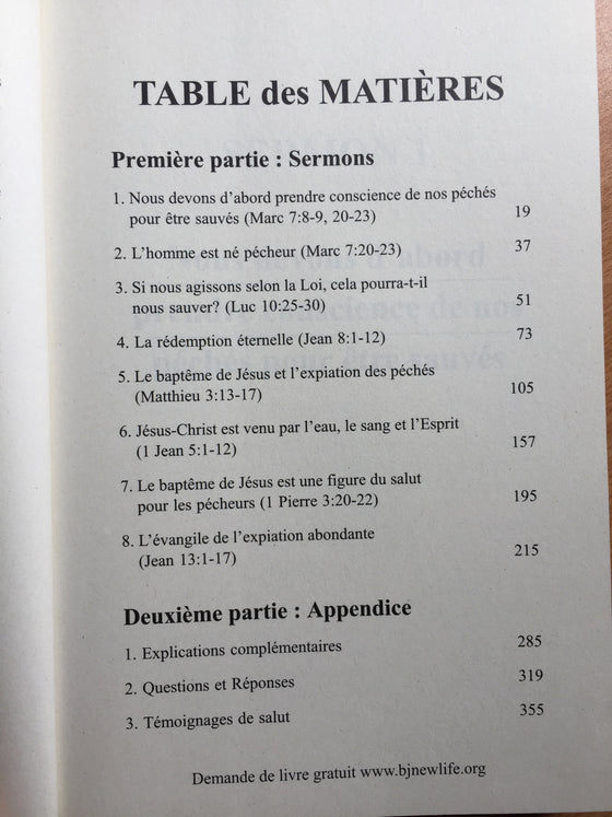 Êtes-vous vraiment né de nouveau d’eau et d’esprit ? (retiré des ventes)