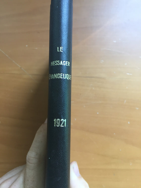 Le messager évangélique 1921