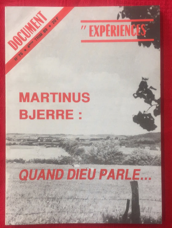 Document Expériences n.76 Martinus Bjerre: Quand Dieu parle...