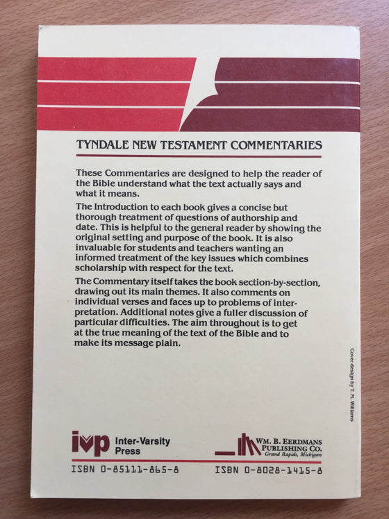 Tyndale New testament commentaries James