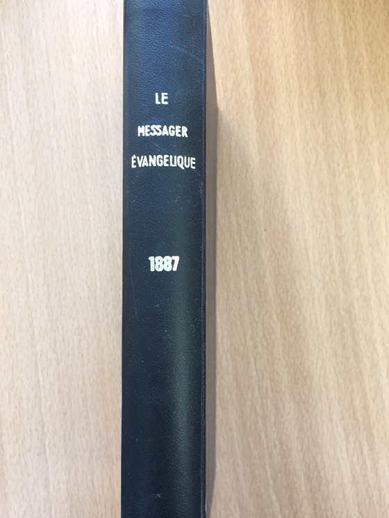 Le messager évangélique 1887