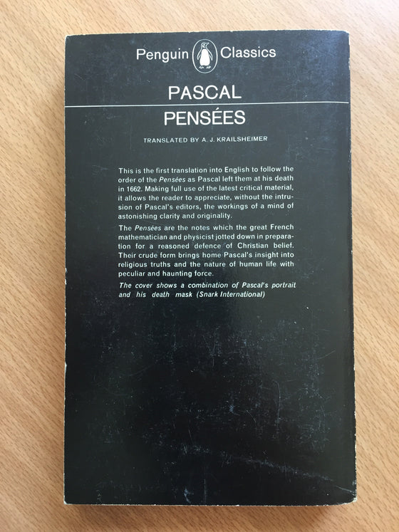 Pascal Pensées (English translation)