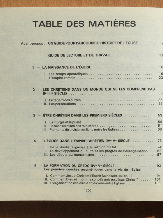 Pour lire l’histoire de l’église Tome 1: des origines au XVe siècle (catholique)