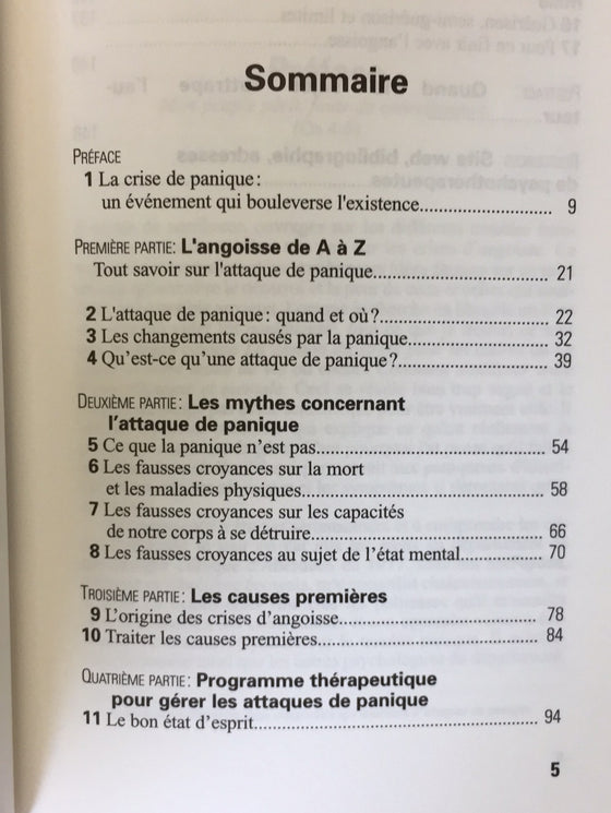 Les crises d'angoisse - les comprendre pour mieux les maîtriser