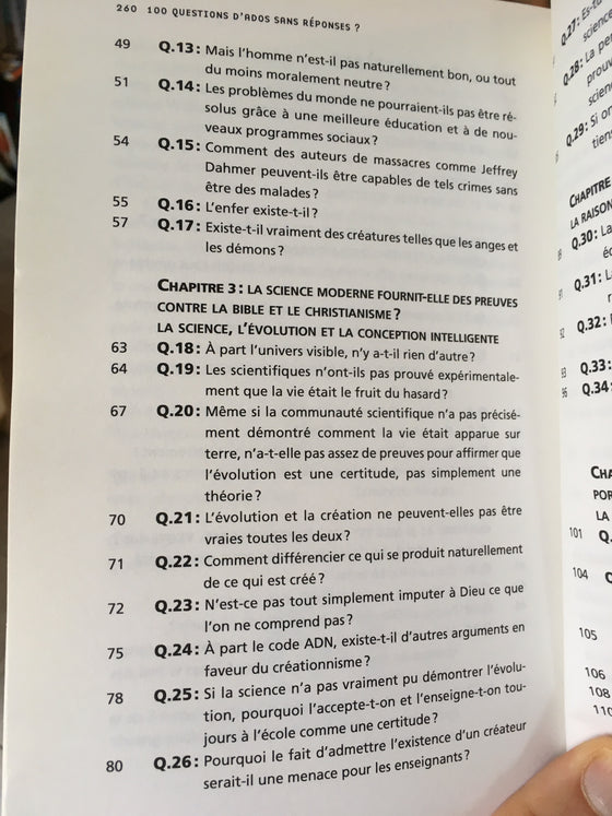 100 questions d’ados sans réponses? - ChezCarpus.com