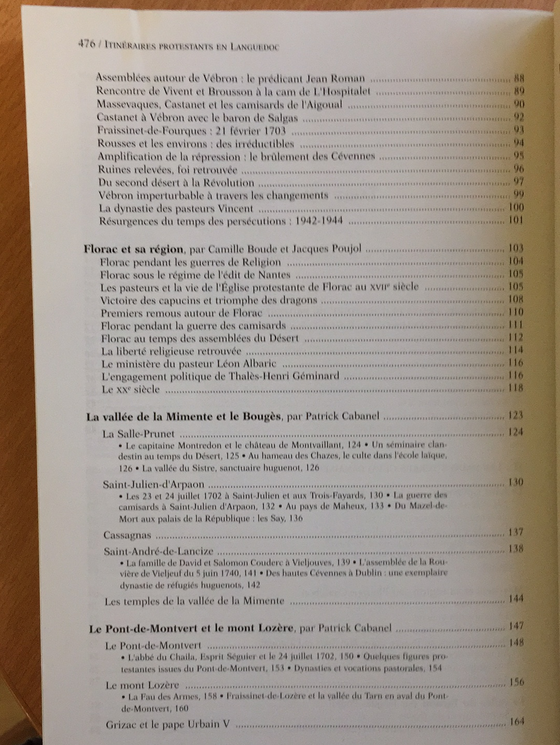 Itinéraires protestants en Languedoc XVIe-XXe siècle 1. Cévennes (non-Chrétien)