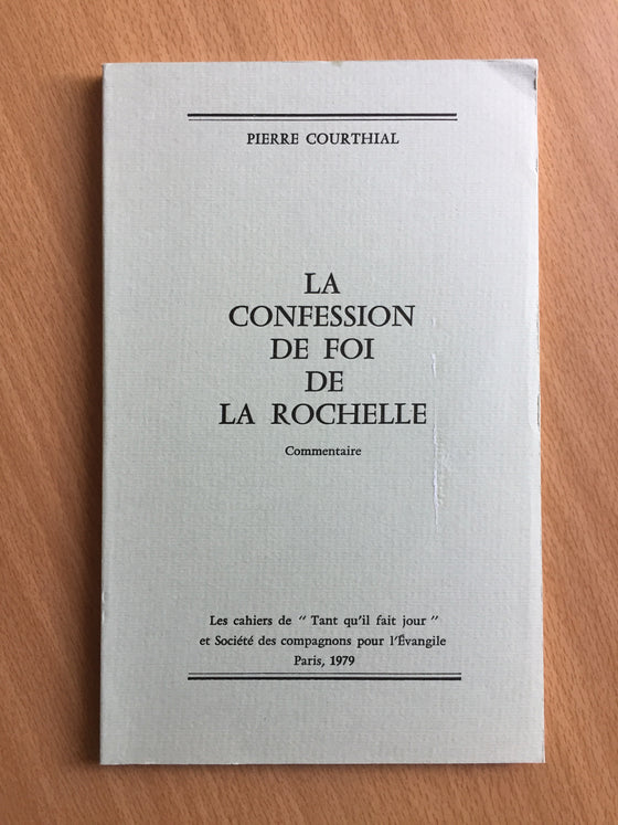 La confession de foi de la Rochelle