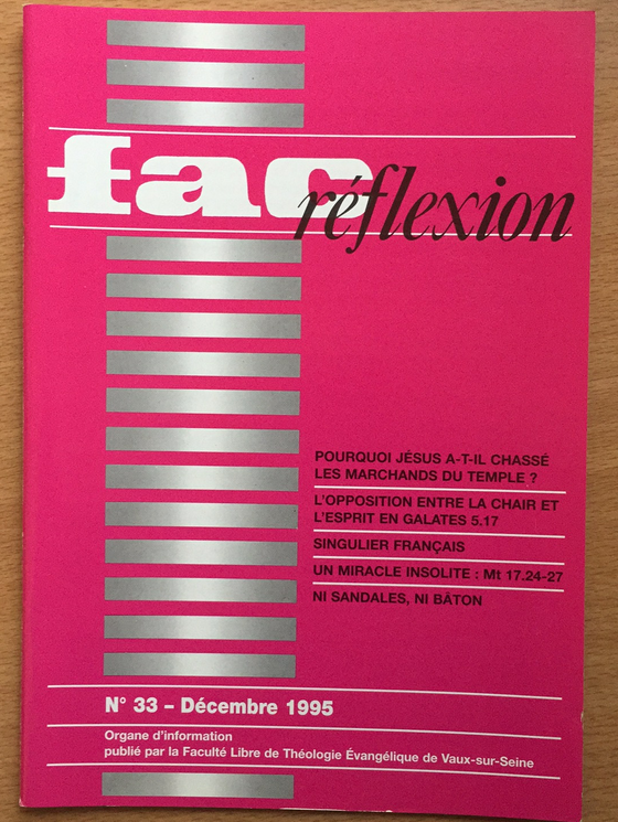 Fac réflexion vol.33 1995