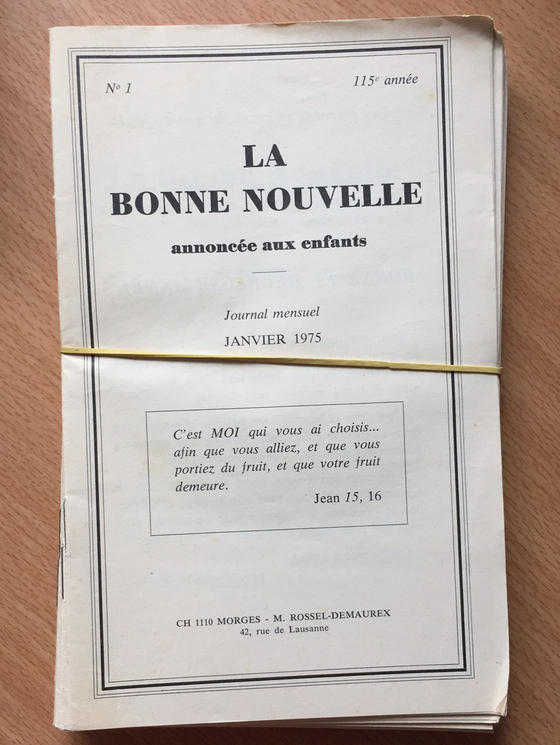 La Bonne Nouvelle annoncée aux enfants 1975