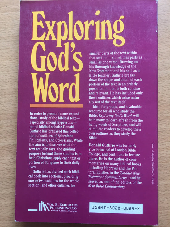 Exploring God’s Word