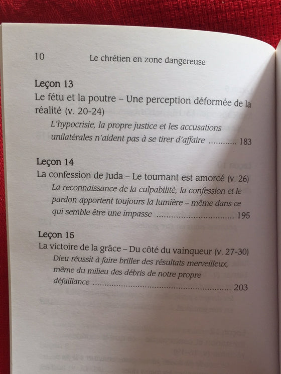 Le chrétien en zone dangereuse