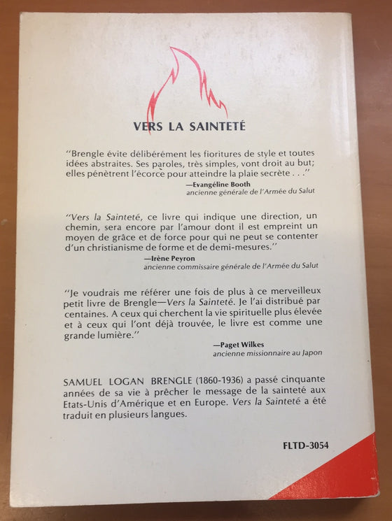 Vers la sainteté