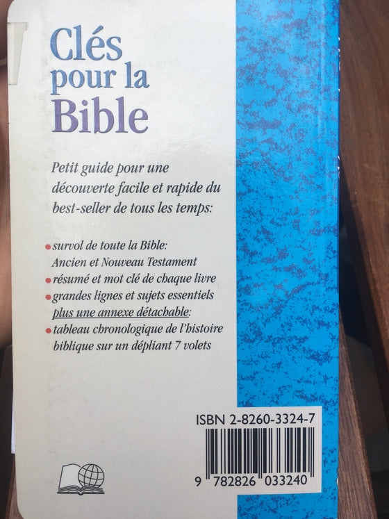 Clés pour la Bible (livre en rupture chez l’éditeur!) - ChezCarpus.com