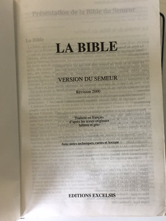 La Bible Semeur