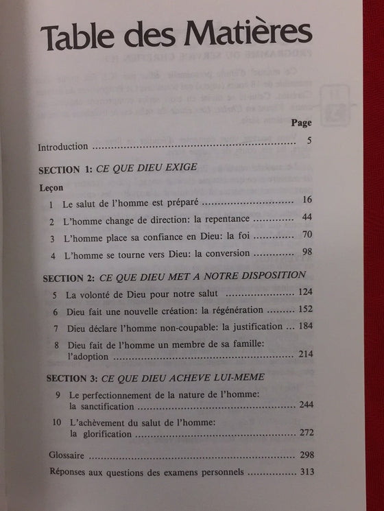 Vivant en Christ - Une étude du Salut